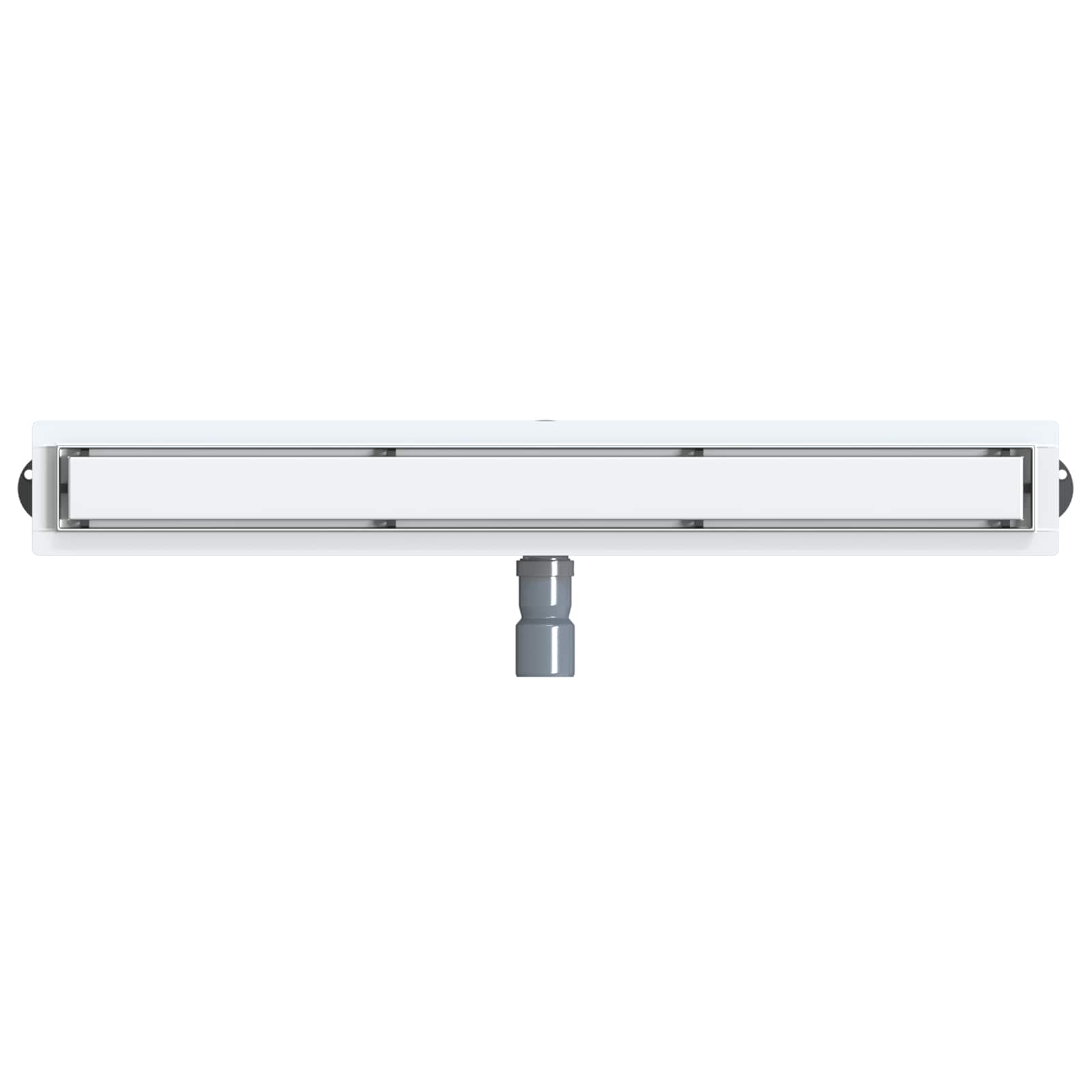 Scarico doccia 2-in-1 con sifone a 360° Argento 80 cm | homemem39