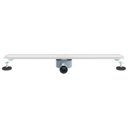 Scolascale per doccia a 360° con modello slim Argento 70 cm