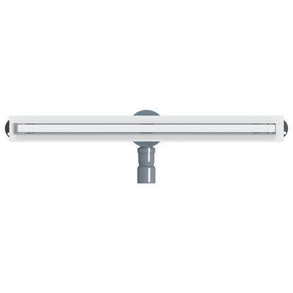 Scolascale per doccia a 360° con modello slim Argento 70 cm
