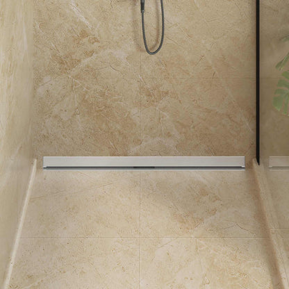 Scarico Doccia da Parete Argento 100 cm Acciaio Inox 304