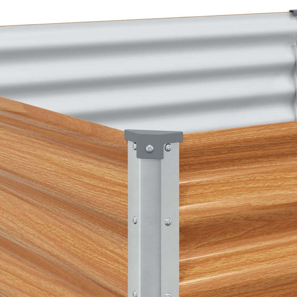 Letto rialzato da giardino 195 x 100 x 36 cm Acciaio zincato