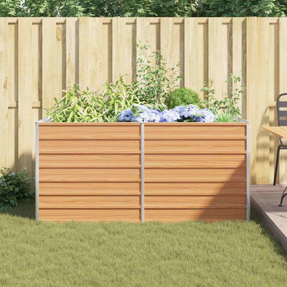Letto rialzato da giardino Marrone Chiaro 160 x 80 x 77 cm