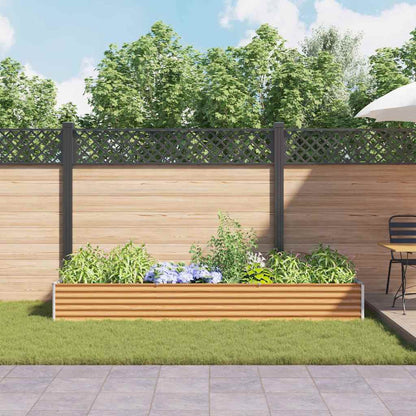 Letto rialzato da giardino 290 x 100 x 36 cm Acciaio zincato | homemem39