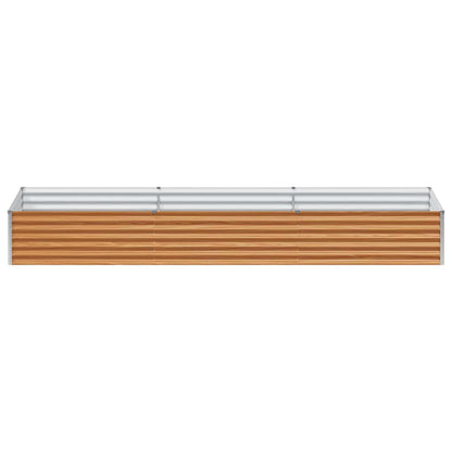 Letto rialzato da giardino 290 x 100 x 36 cm Acciaio zincato | homemem39