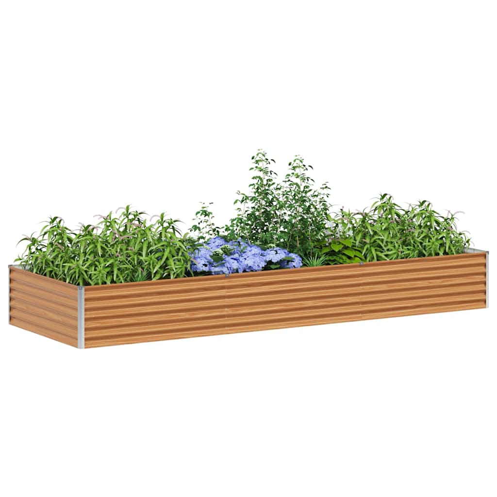 Letto rialzato da giardino 290 x 100 x 36 cm Acciaio zincato | homemem39