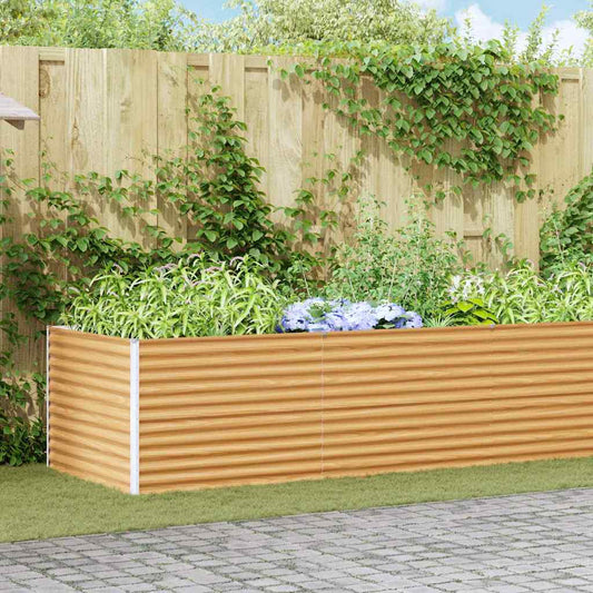 Letto rialzato da giardino 485 x 100 x 68 cm Acciaio zincato