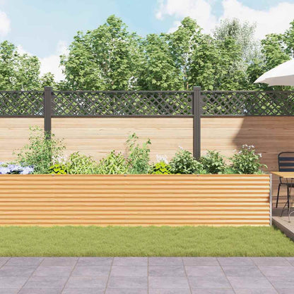 Letto rialzato da giardino 485 x 100 x 68 cm Acciaio zincato