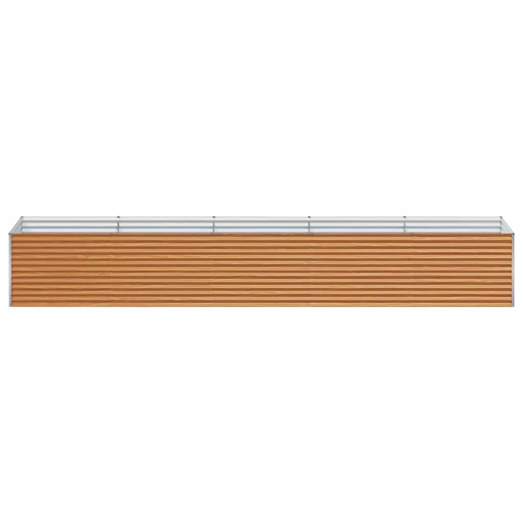 Letto rialzato da giardino 485 x 100 x 68 cm Acciaio zincato | homemem39