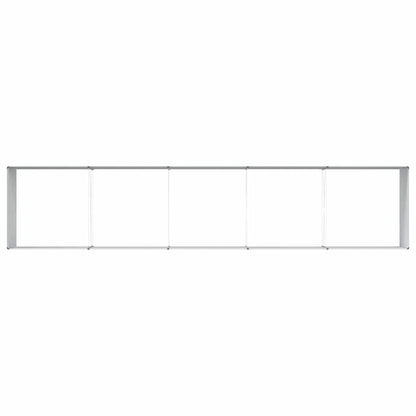 Letto rialzato da giardino 485 x 100 x 68 cm Acciaio zincato | homemem39