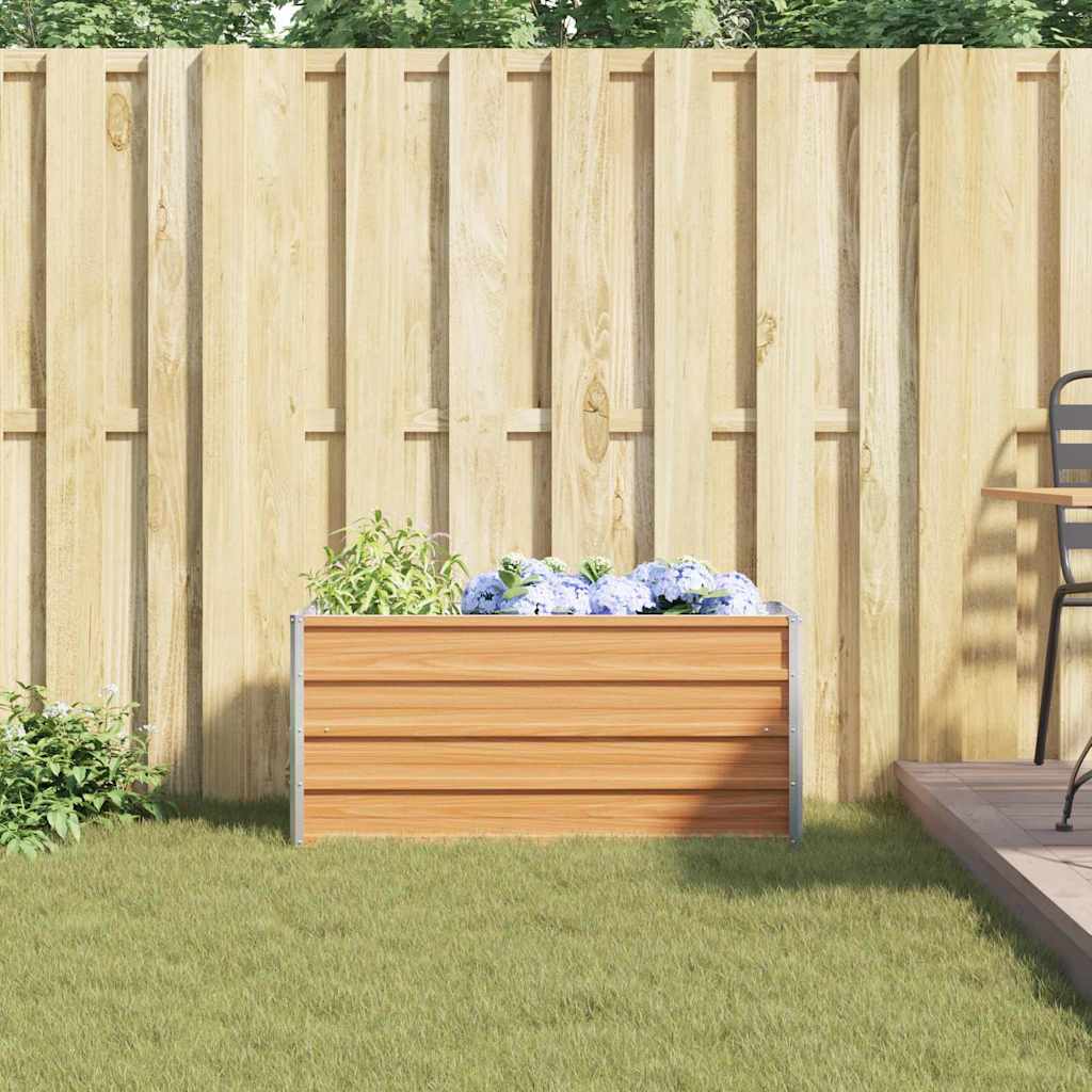 Letto rialzato da giardino Marrone Chiaro 100 x 40 x 45 cm