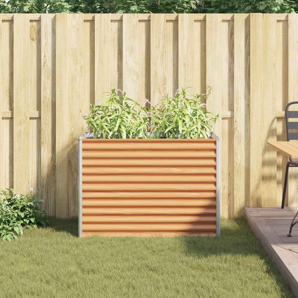 Letto rialzato da giardino 98 x 50 x 68 cm Acciaio zincato