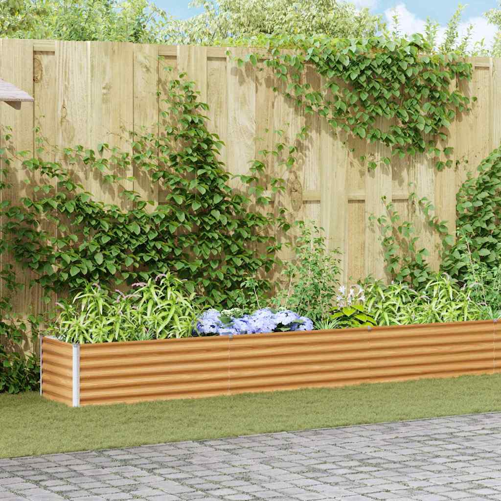 Letto rialzato da giardino 1164 x 50 x 36 cm Acciaio zincato | homemem39