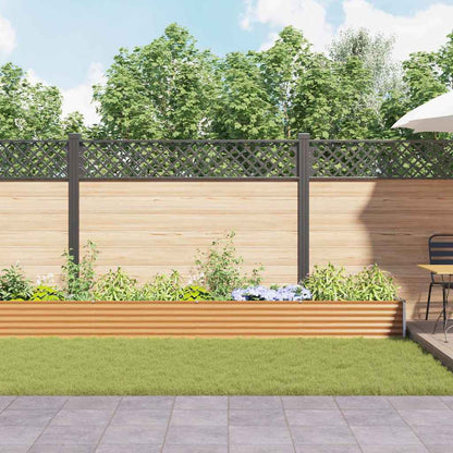 Letto rialzato da giardino 1164 x 50 x 36 cm Acciaio zincato | homemem39