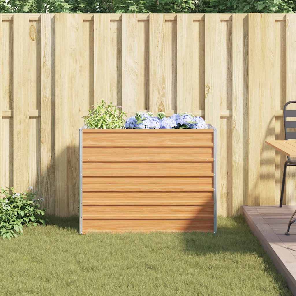 Letto rialzato da giardino Marrone Chiaro 100 x 40 x 77 cm