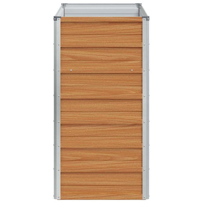 Letto rialzato da giardino Marrone Chiaro 100 x 40 x 77 cm