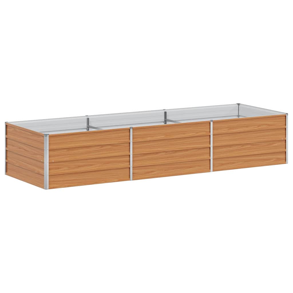 Letto rialzato da giardino Marrone Chiaro 240 x 80 x 45 cm | homemem39