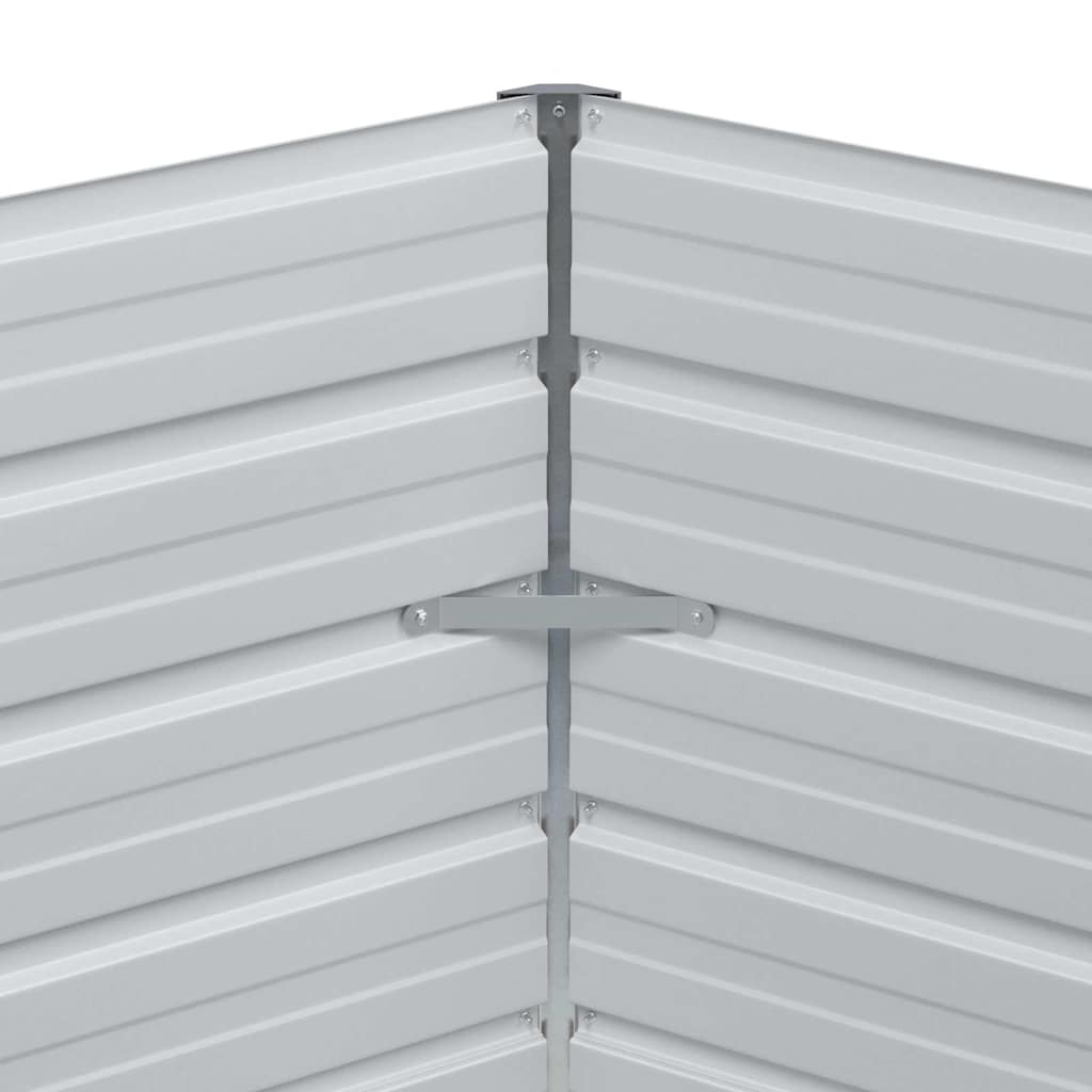 Letto rialzato da giardino Marrone Chiaro 129 x 129 x 77 cm | homemem39