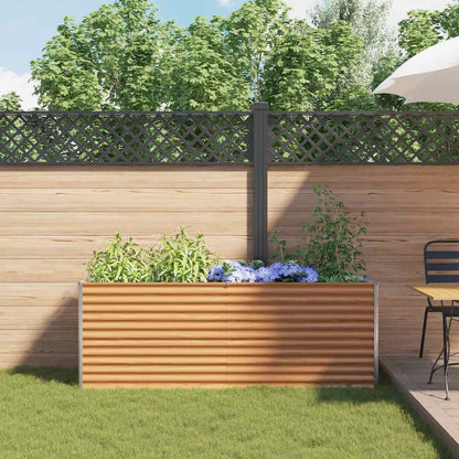 Letto rialzato da giardino 195 x 50 x 68 cm Acciaio zincato