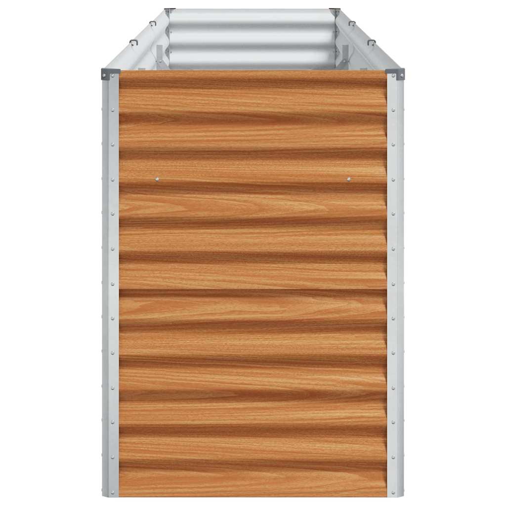 Letto rialzato da giardino 290 x 50 x 68 cm Acciaio zincato