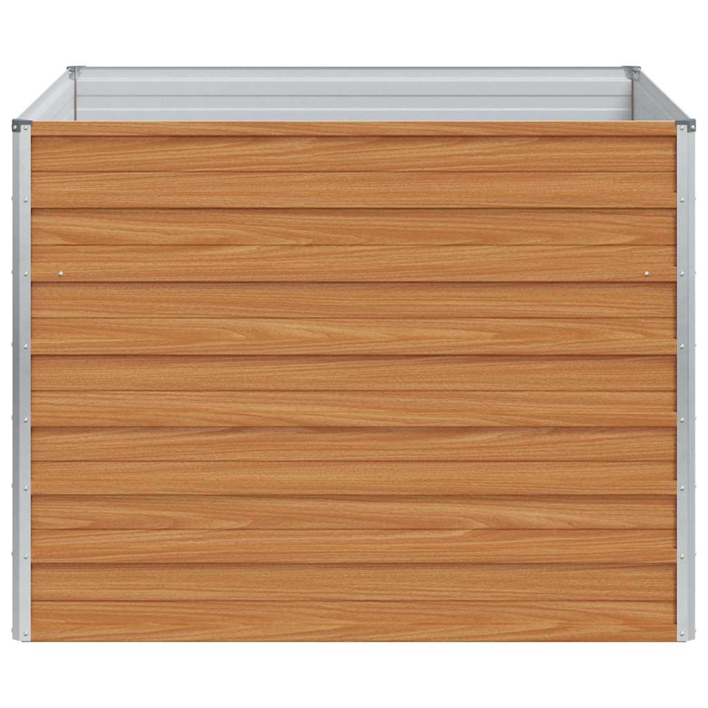 Letto rialzato da giardino Marrone Chiaro 100 x 100 x 77 cm