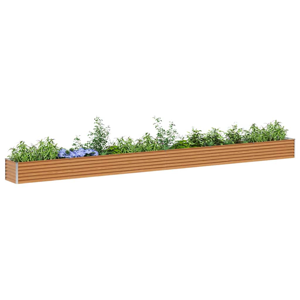 Letto rialzato da giardino 582 x 50 x 36 cm Acciaio zincato | homemem39