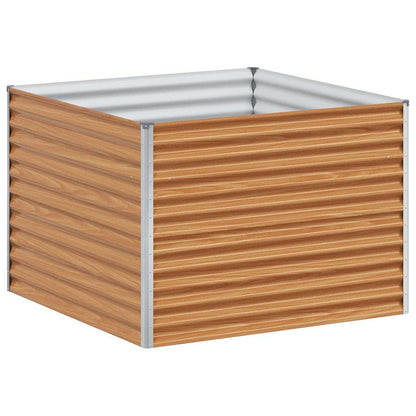 Letto rialzato da giardino 98 x 100 x 68 cm Acciaio zincato | homemem39