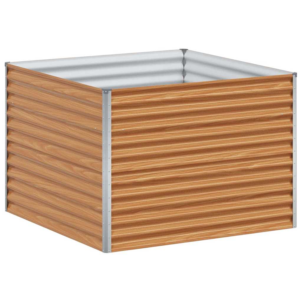 Letto rialzato da giardino 98 x 100 x 68 cm Acciaio zincato | homemem39