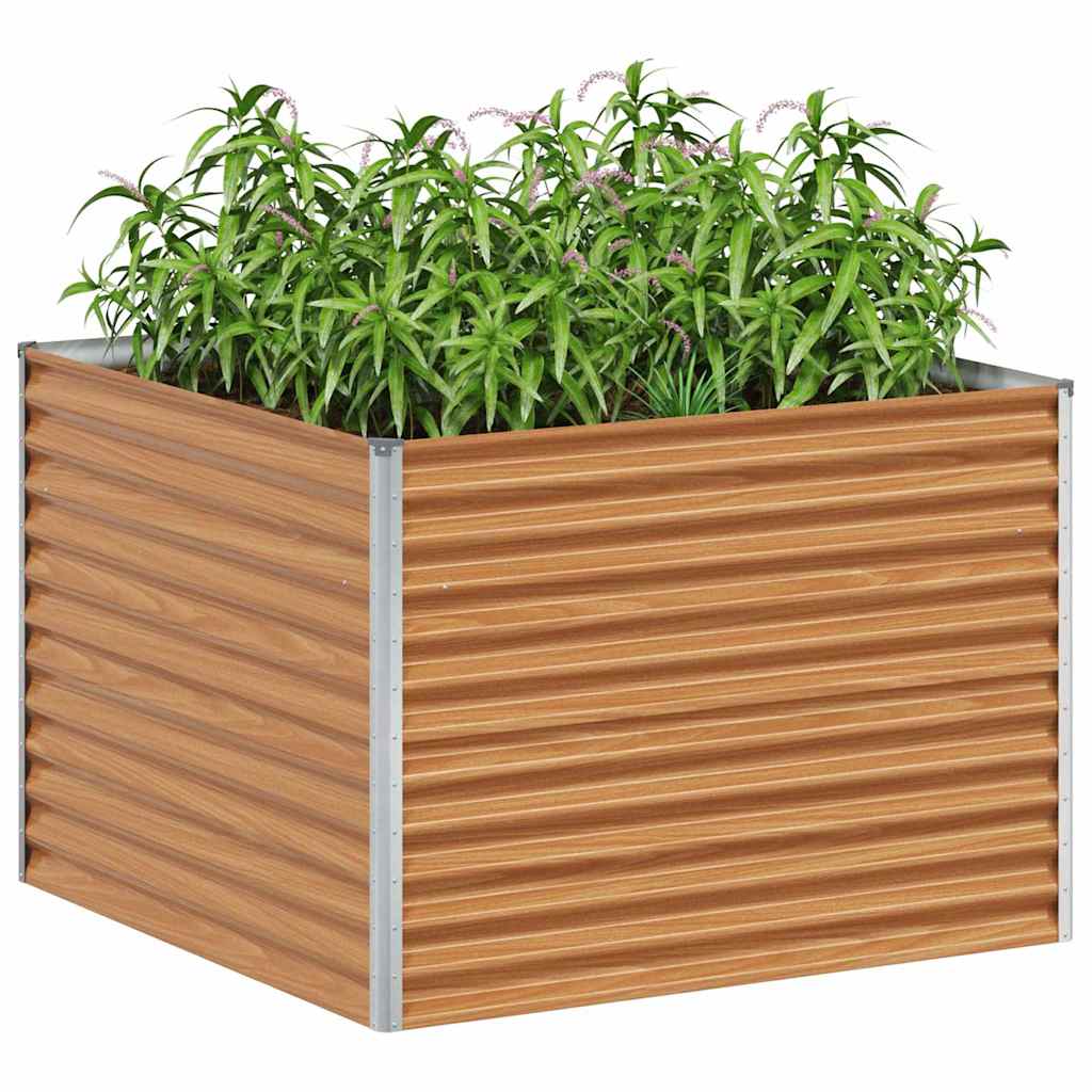 Letto rialzato da giardino 98 x 100 x 68 cm Acciaio zincato | homemem39