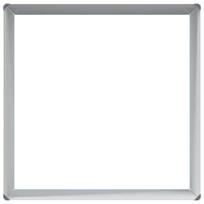 Letto rialzato da giardino 98 x 100 x 68 cm Acciaio zincato | homemem39
