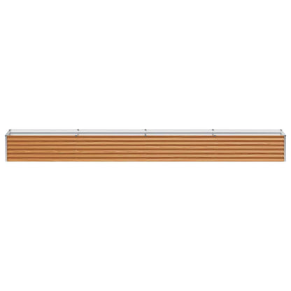 Letto rialzato da giardino 390 x 50 x 36 cm Acciaio zincato | homemem39