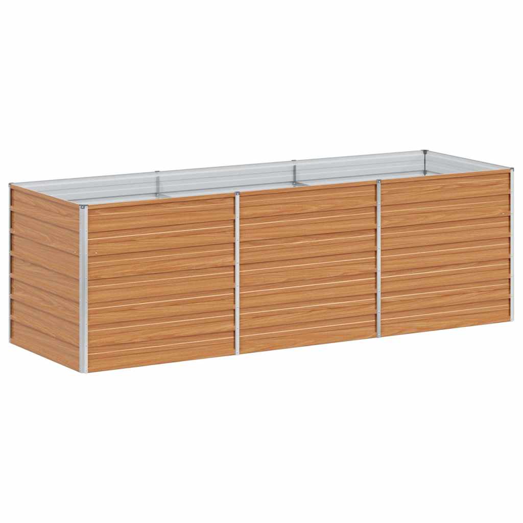 Letto rialzato da giardino Marrone Chiaro 240 x 80 x 77 cm | homemem39