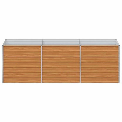 Letto rialzato da giardino Marrone Chiaro 240 x 80 x 77 cm | homemem39