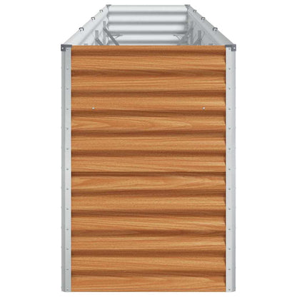 Letto rialzato da giardino 390 x 50 x 68 cm Acciaio zincato