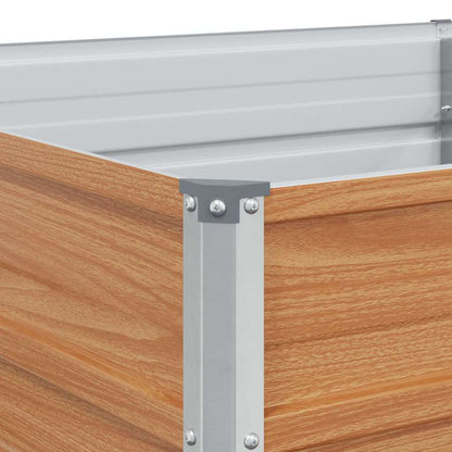 Letto rialzato da giardino Marrone Chiaro 160 x 80 x 45 cm