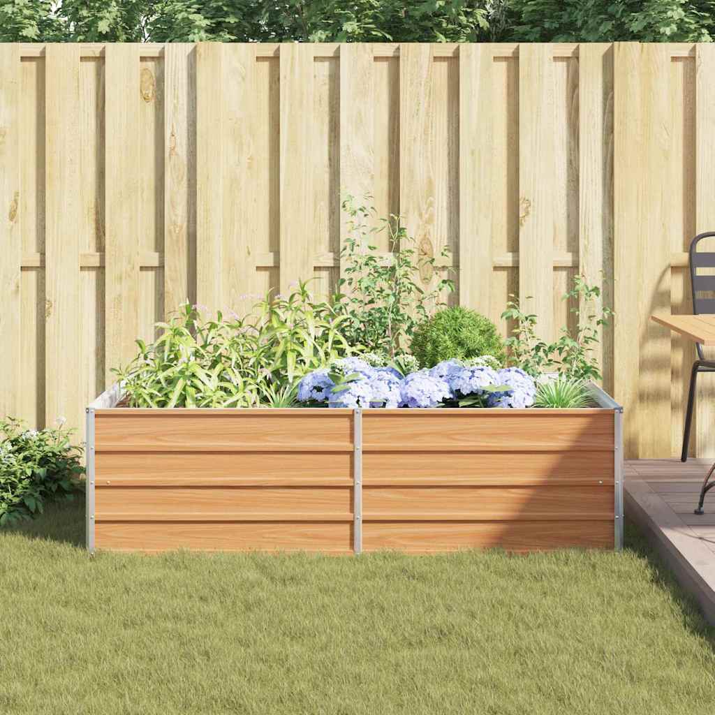 Letto rialzato da giardino Marrone Chiaro 160 x 80 x 45 cm