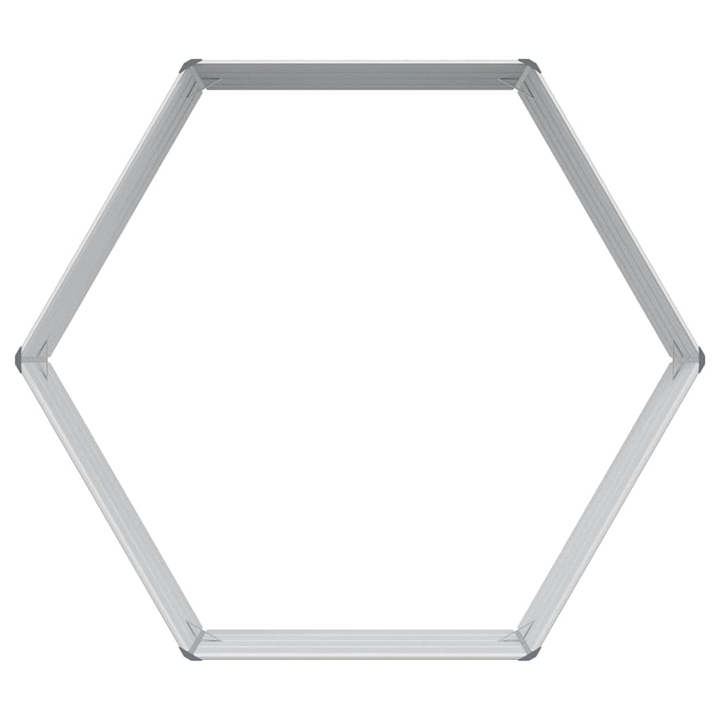 Letto rialzato da giardino Aspetto legno 129 x 129 x 45 cm