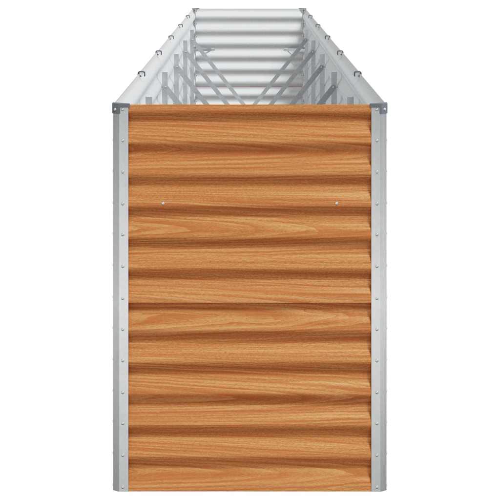 Letto rialzato da giardino 582 x 50 x 68 cm Acciaio zincato