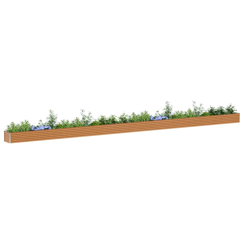 Letto rialzato da giardino 970 x 50 x 36 cm Acciaio zincato