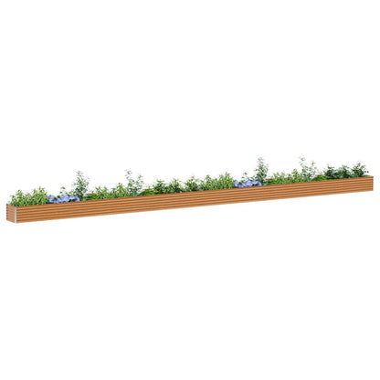 Letto rialzato da giardino 970 x 50 x 36 cm Acciaio zincato