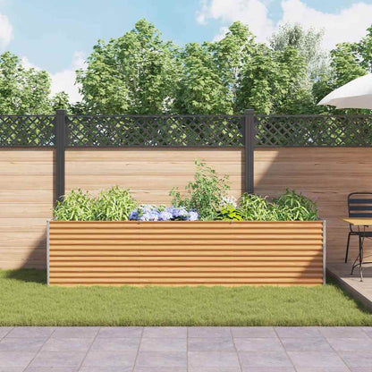 Letto rialzato da giardino 290 x 100 x 68 cm Acciaio zincato | homemem39
