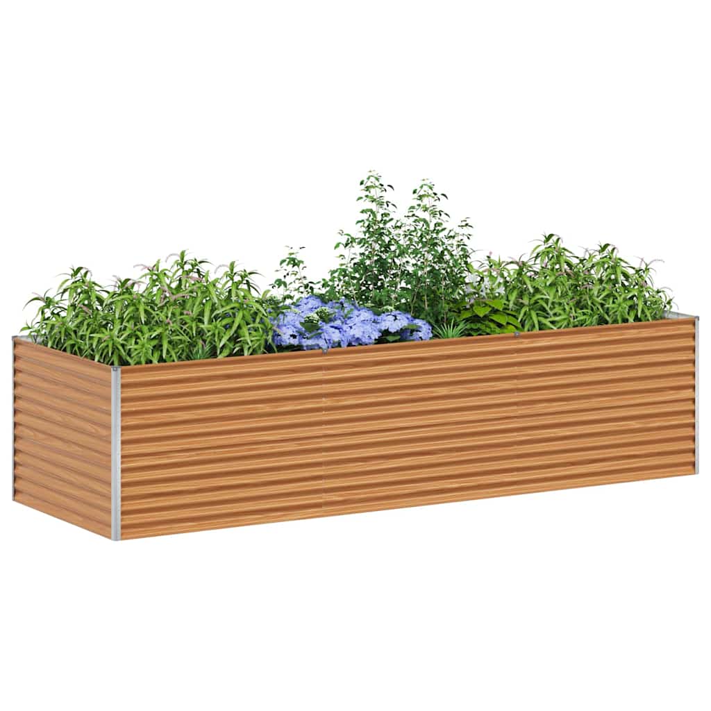 Letto rialzato da giardino 290 x 100 x 68 cm Acciaio zincato | homemem39