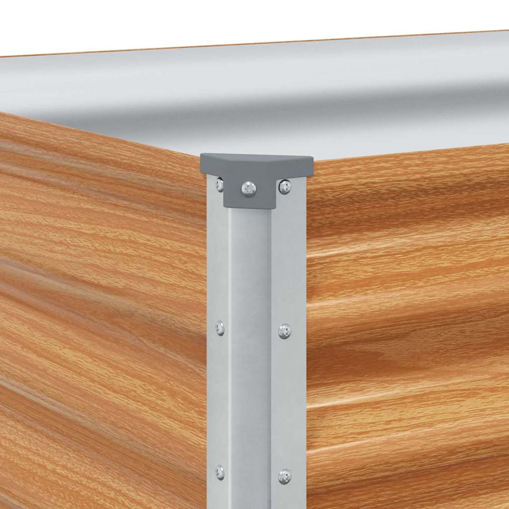 Letto rialzato da giardino 485 x 50 x 68 cm Acciaio zincato | homemem39