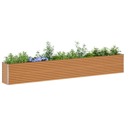 Letto rialzato da giardino 485 x 50 x 68 cm Acciaio zincato | homemem39