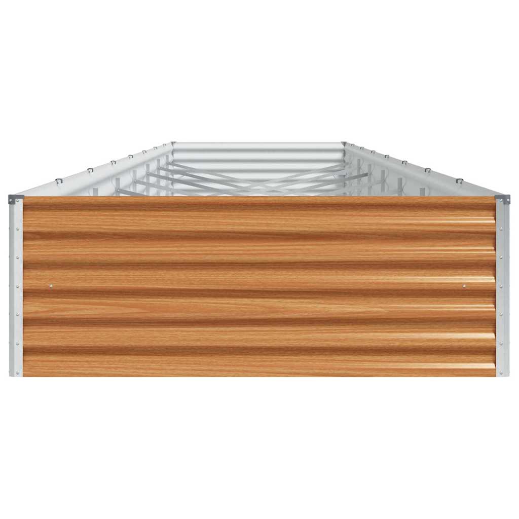 Letto rialzato da giardino 775 x 100 x 36 cm Acciaio zincato