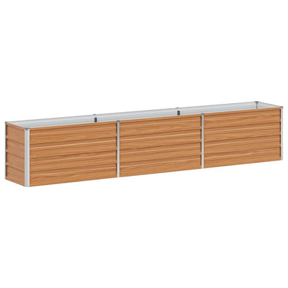 Letto rialzato da giardino Marrone Chiaro 240 x 40 x 45 cm