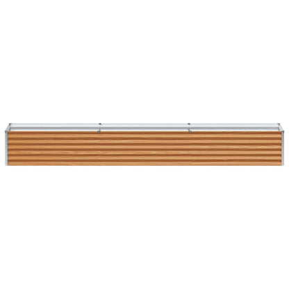 Letto rialzato da giardino 290 x 50 x 36 cm Acciaio zincato | homemem39