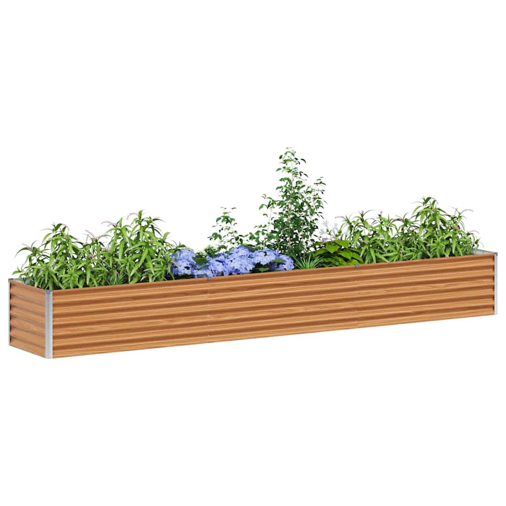 Letto rialzato da giardino 290 x 50 x 36 cm Acciaio zincato | homemem39
