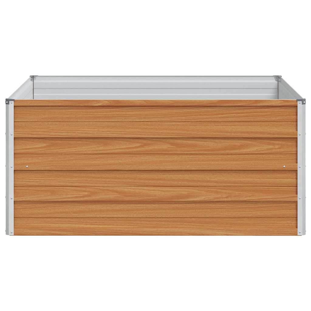 Letto rialzato da giardino Marrone Chiaro 100 x 100 x 45 cm