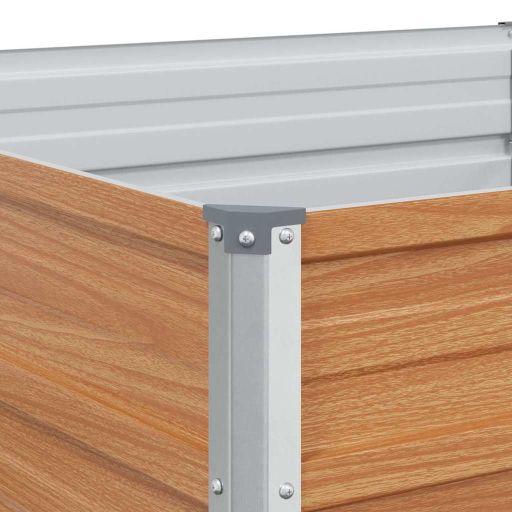 Letto rialzato da giardino Marrone Chiaro 400 x 80 x 77 cm