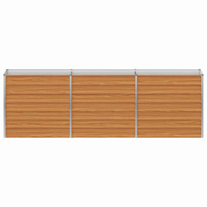 Letto rialzato da giardino Marrone Chiaro 240 x 40 x 77 cm